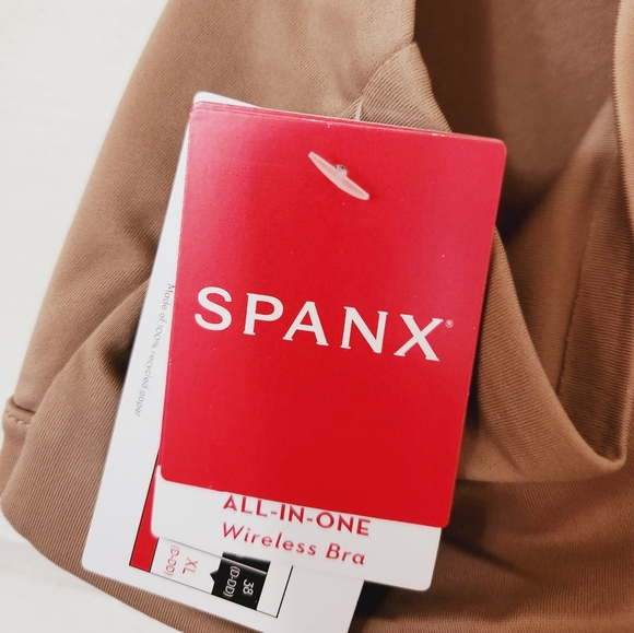 NWT SPANX ALL IN ONE WIRELESS BRA XLARGE A-C - Picture 3 of 3